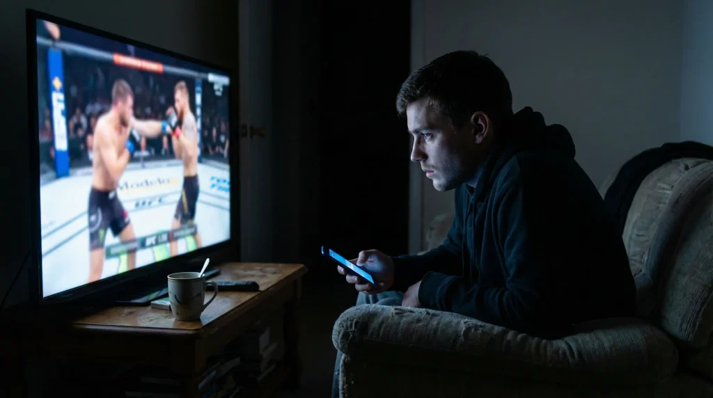 Apuestas en vivo en UFC: live betting durante combates de MMA