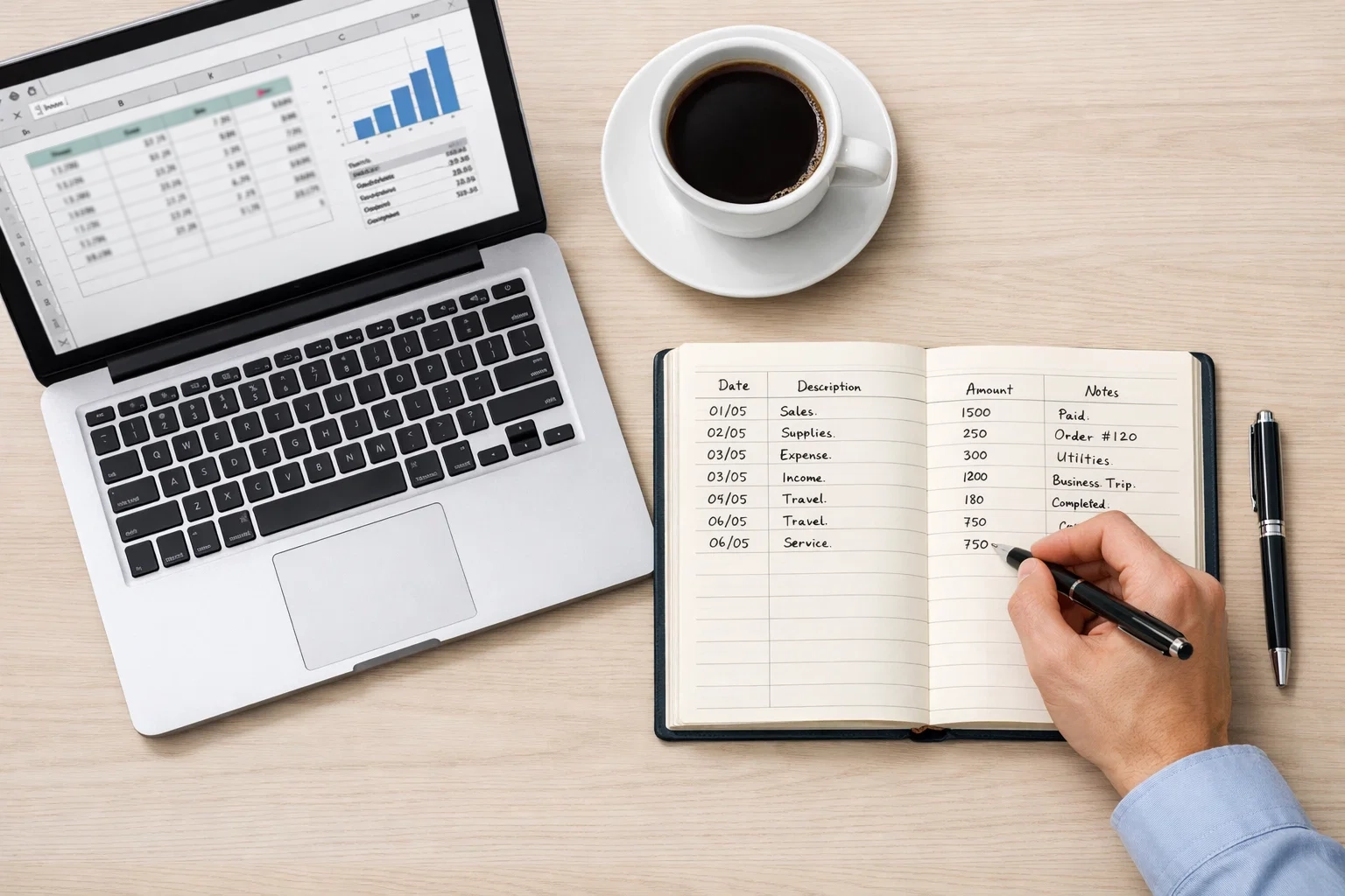 Persona anotando apuestas en un cuaderno junto a una pantalla con estadísticas de combates de MMA