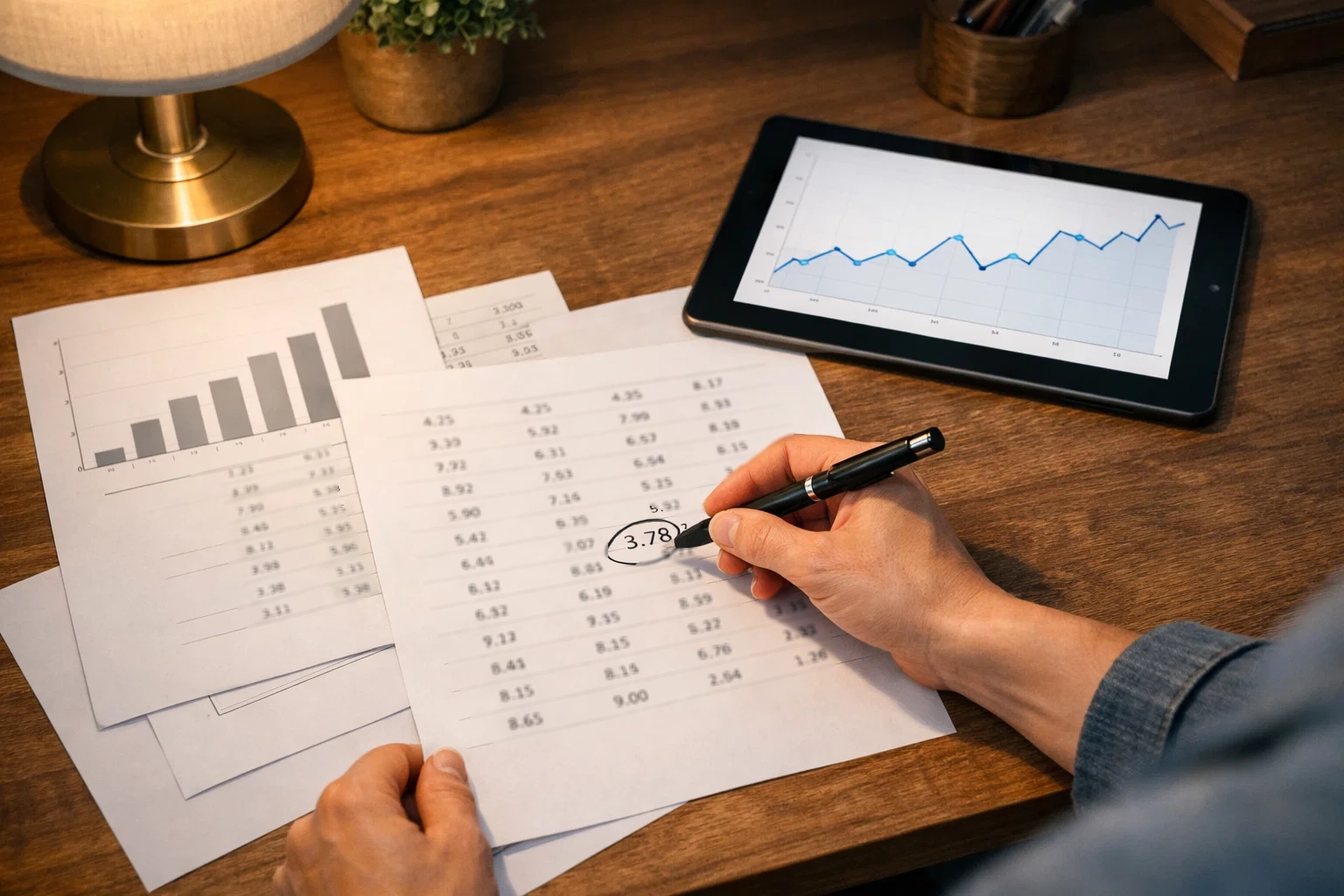 Analista revisando cuotas decimales y probabilidad implícita en una hoja de datos sobre combates de MMA